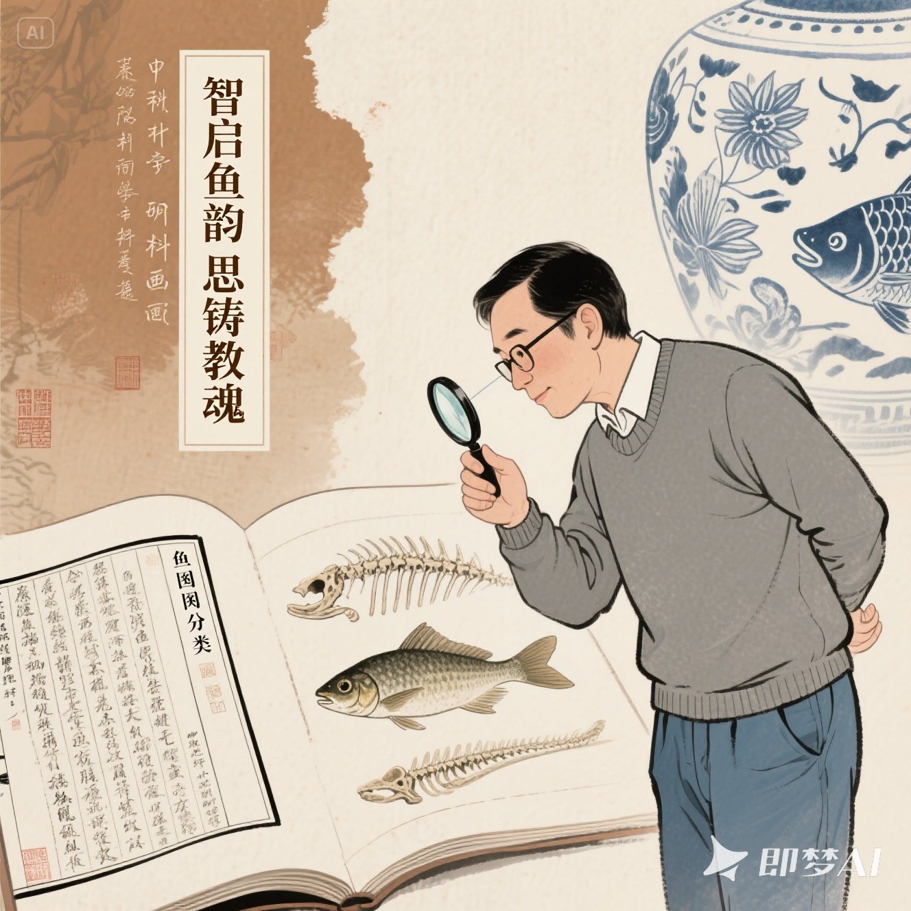 “智启鱼韵 思铸教魂” —《鱼纲的分类》课程思政教学案例